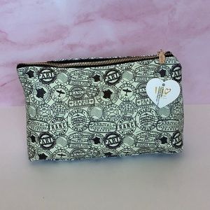 Travel Stamp Cosmetic Makeup Bag France Paris